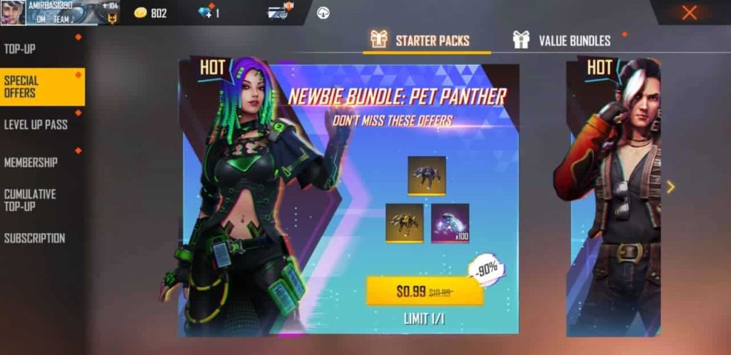 کارت هفتگی فری فایر چیست؟