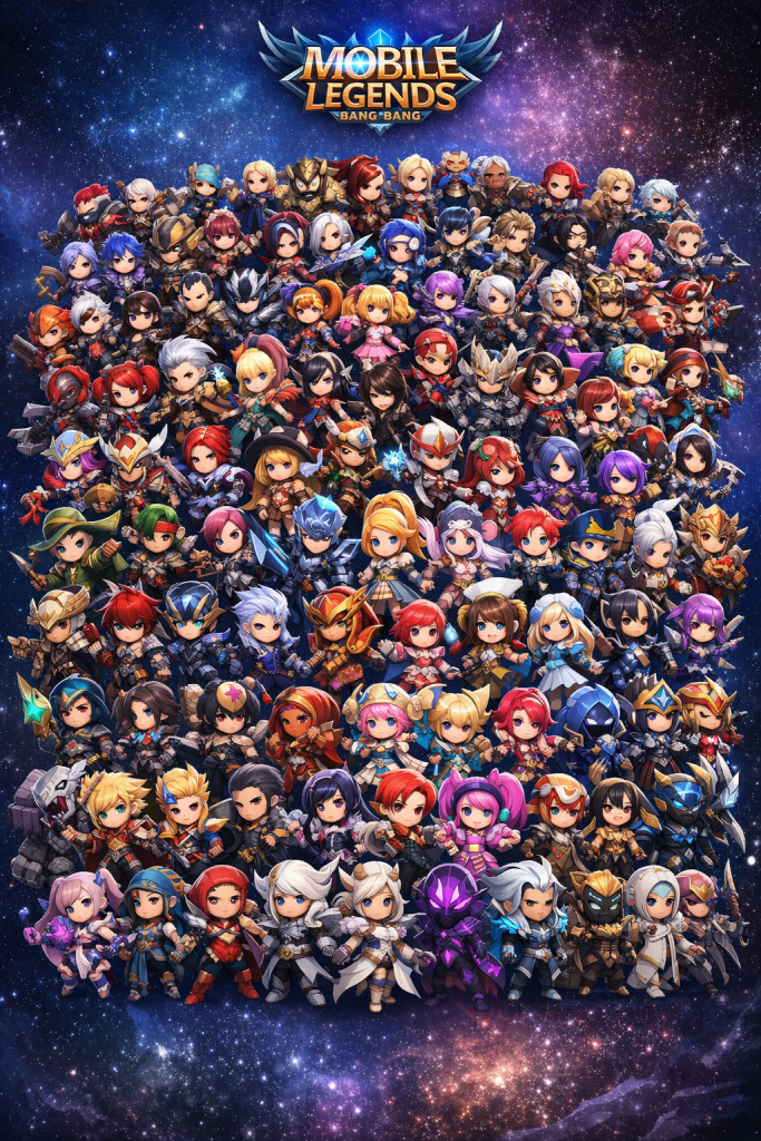 تمام هیرو های موبایل لجند